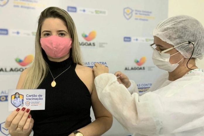 Alagoas ultrapassa 1 milhão de pessoas vacinadas com a primeira dose contra a Covid-19