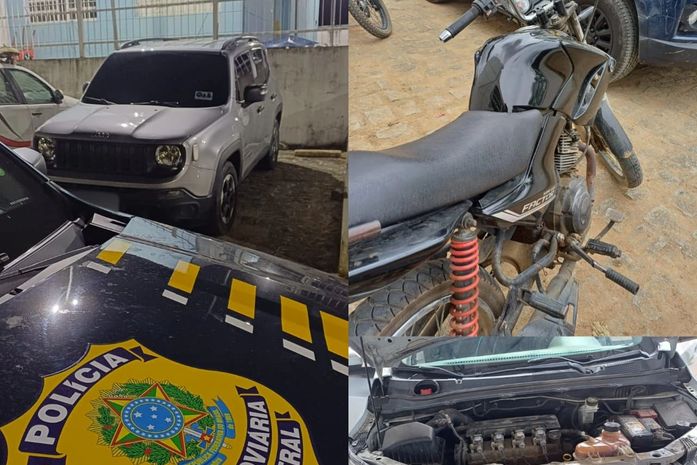 Três veículos roubados são apreendidos e suspeitos são presos durante feriadão em AL