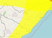 Inmet emite dois alertas de chuvas intensas e ventos fortes para municípios de Alagoas