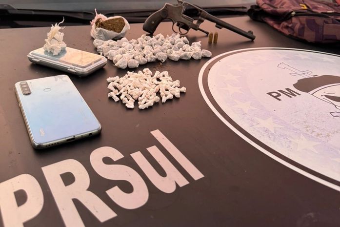 Integrante de facção é preso com armas e drogas em São Miguel dos Campos