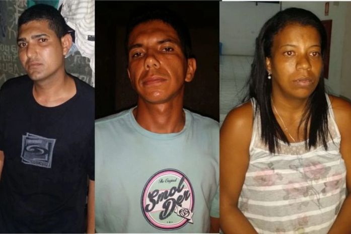 Joeliton Paulnio, Williams Barbosa e Judinelle da Silva