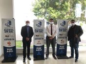 Subseção de Arapiraca equipa sede e Salas da Advocacia com totem de álcool no retorno das atividades presenciais