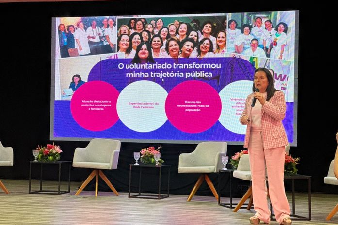 Fátima Canuto destaca papel do Legislativo no fortalecimento do voluntariado em palestra no workshop nacional da Rede Feminina