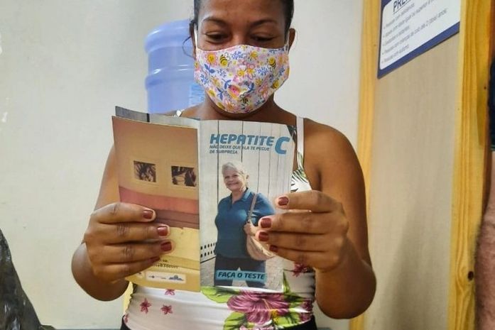 Julho Amarelo: USF do São Jorge realiza ação de prevenção às hepatites