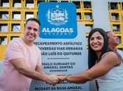 Governo de Alagoas entrega obras de infraestrutura urbana em São Luís do Quitunde
