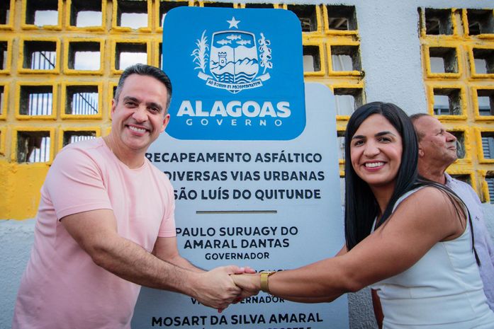 Governo de Alagoas entrega obras de infraestrutura urbana em São Luís do Quitunde