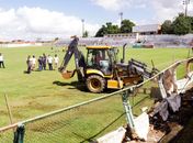 Estádio Juca Sampaio recebe primeira etapa de manutenção