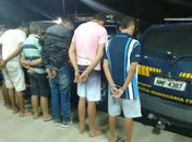 Grupo acusado de praticar assaltos foi preso pela PRF