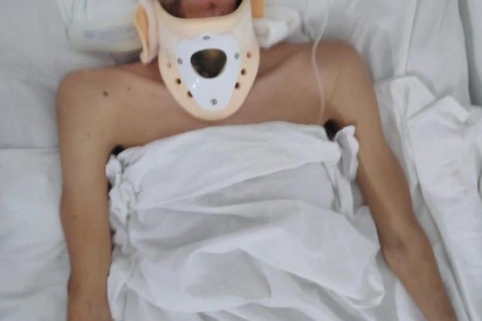 José Ronaldo Lino da Silva teve traumatismo raquimedular após acidente automobilístico.