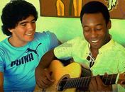 Maradona e Pelé, primeiro encontro