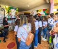 Estudantes aprendem sobre arte e sustentabilidade durante visita à ateliê de reciclagem em Girau do Ponciano

