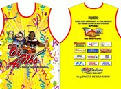 A camisa tem estampado a figura do "Pedão"  num clima de muita energia