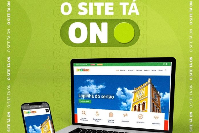 Prefeitura de Piranhas lança site institucional