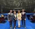 Vice-líder do prefeito na Câmara, vereador David Empregos acompanha sabatina de Marluce Caldas no Senado