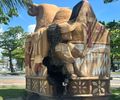 Polícia diz que vandalismo contra escultura do Alagoas Feita à Mão será punido com rigor