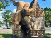 Polícia diz que vandalismo contra escultura do Alagoas Feita à Mão será punido com rigor