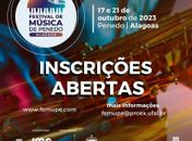 Festival de Música de Penedo abre inscrições para oficinas de instrumentos musicais
