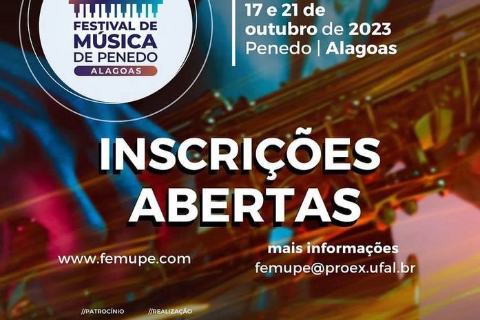 Festival de Música de Penedo abre inscrições para oficinas de instrumentos musicais
