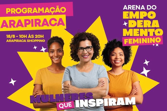 ‘Arena do Empoderamento’: Justiça leva serviços às mulheres em Arapiraca, na sexta (18)