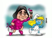 "Menina veste rosa" ficou com o primeiro lugar da premiação na categoria Charge.