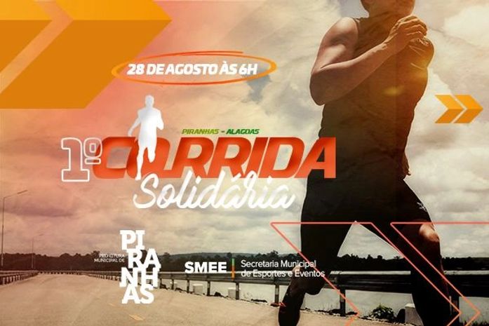 Secretaria de Esportes de Piranhas promove 1ª Corrida Solidária do município