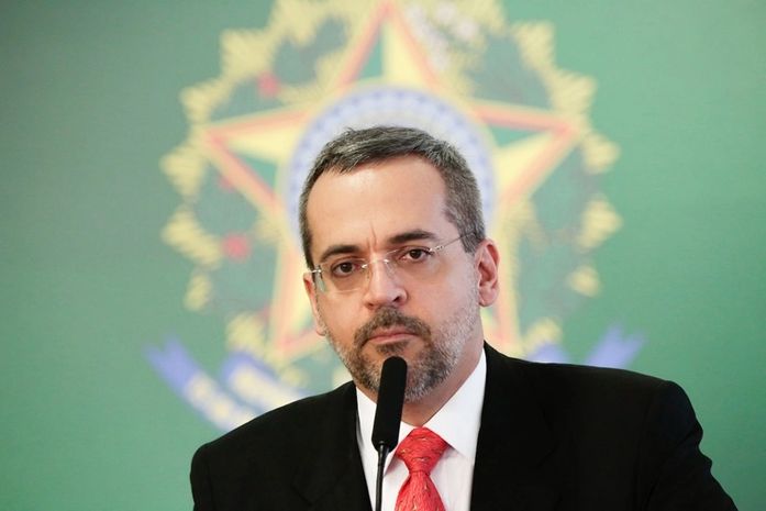 O ministro da Educação Abraham-Weintraub.