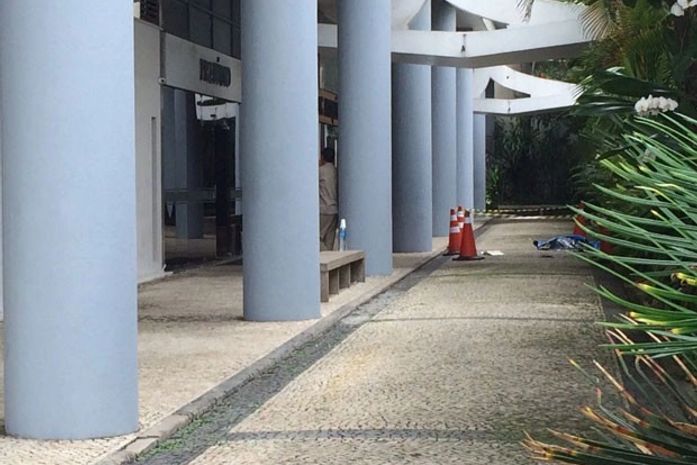 Prédio onde aconteceu a morte