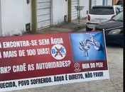Moradores protestam contra falta de água e cercam carro da BRK em Chã do Pilar