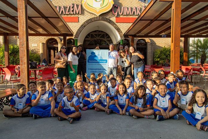 Alunos de creche municipal participam de atividade recreativa