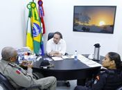 Segurança Pública: Prefeito Luciano debate ações conjuntas com comandante do 3º BPM