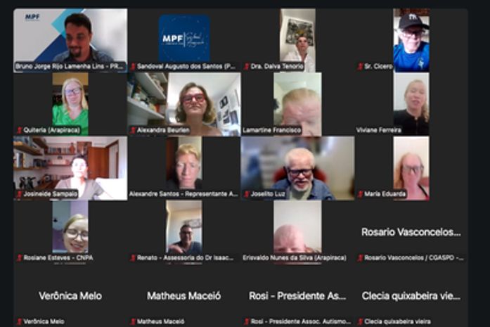 MPF, MP e DPE atuam conjuntamente para garantir os direitos das pessoas com albinismo em Alagoas