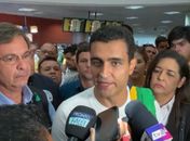 JHC durante coletiva de imprensa