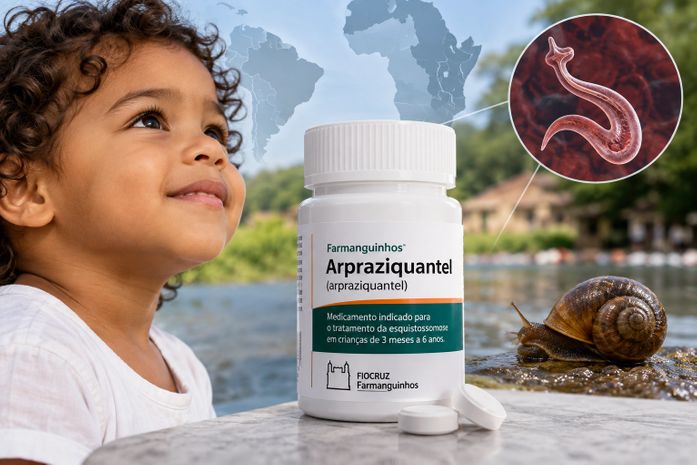 Novo medicamento contra esquistossomose é aprovado pela Anvisa para uso infantil