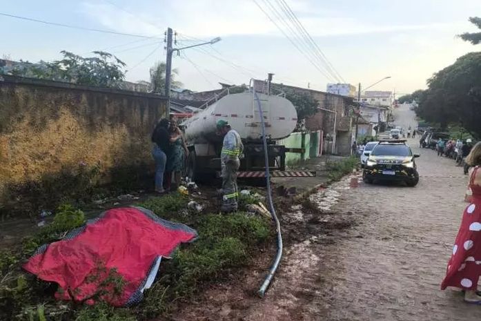 Trabalhador morre após ser atropelado por caminhão-pipa em Palmeira dos Índios