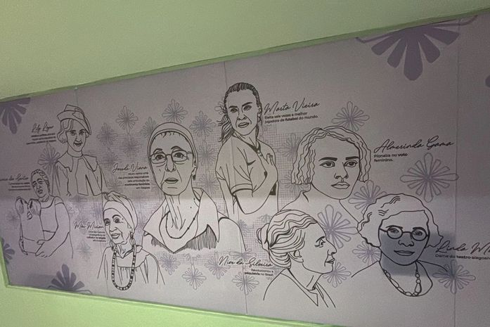Marilia Albuquerque fez homenagem a sufragista Almerinda Farias Gama, na reinauguração do Ceam. Bem legal!