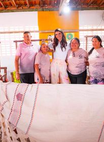 Marina Candia destaca tradição do povoado Salgado e valoriza história da tecelagem no sertão alagoano