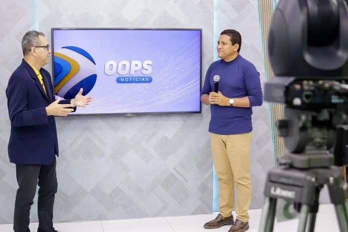 Prefeito participa de entrevista na TV Oops e fala da programação dos 133 anos de Emancipação