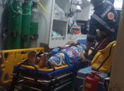 Motociclista morre e passageira fica ferida após acidente no Viaduto João Lyra, em Mangabeiras