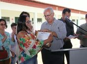 Teófilo inaugura escola na comunidade quilombola da Vila Pau D´Arco