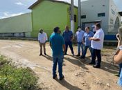 Prefeito George Clemente e Dr. Benildo visitam obras em São Miguel dos Campos