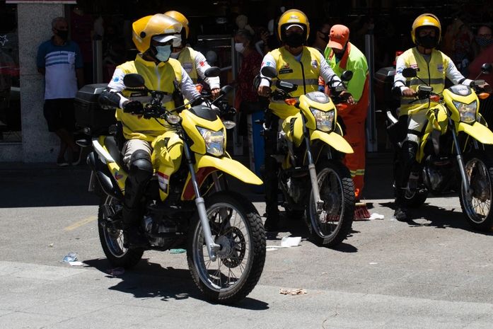 Guarnição da Ronda no Bairro socorre homem esfaqueado no Centro