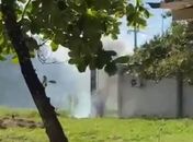 Princípio de incêndio foi registrado ao lado do antigo bloco de Comunicação Social.