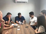 JHC se reuniu com integrantes do Sindicombustíveis