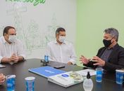 Médicos e investidores apresentam projeto do Hospital Ágape ao prefeito Luciano Barbosa