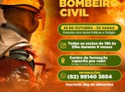 CURSO PROFISSIONALIZANTE: Prefeitura da Barra de Santo Antônio abre inscrições para curso de Bombeiro Civil
