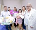 Nasce “Bebê Prefeita” da Semana do Bebê de Palmeira: Amora recebeu visita da prefeita Tia Júlia, da secretária de saúde Zoé Duarte e demais representantes do município
