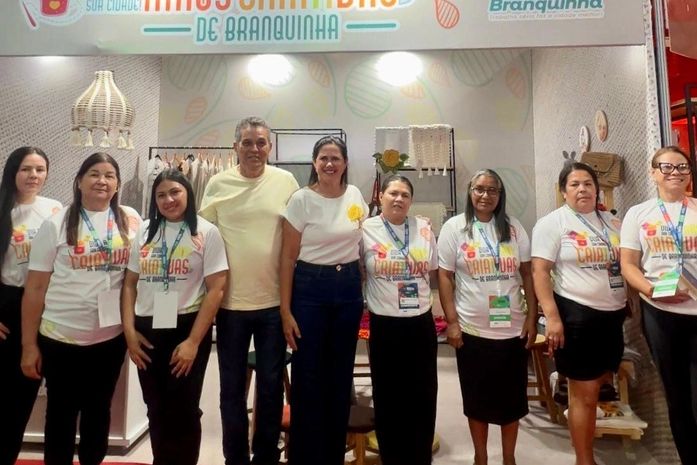 Feira dos Municípios Alagoanos: prefeito de Branquinha enaltece talento e criatividade dos artistas da terra