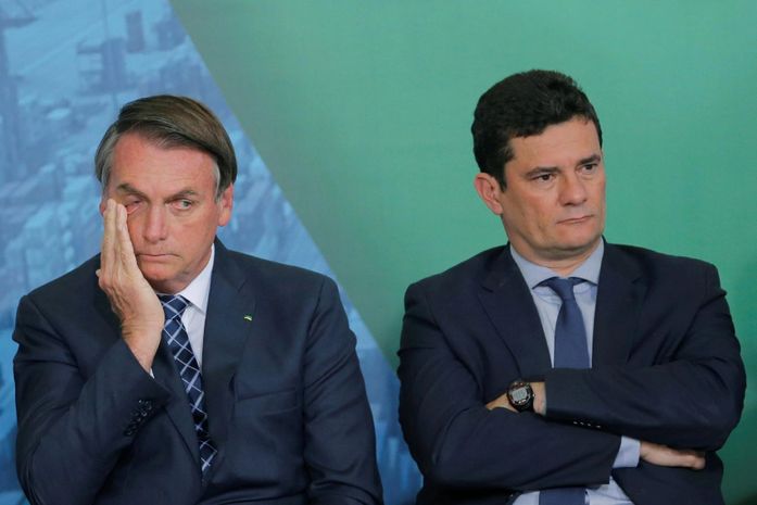 Jair Bolsonaro e Sérgio Moro