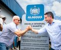 Governo inaugura 25ª Escola do Coração e sala do Saúde Até Você Digital em Estrela de Alagoas