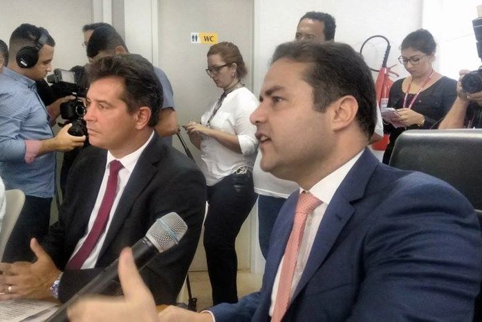 Ministro Maurício Quintella e o governador Renan Filho